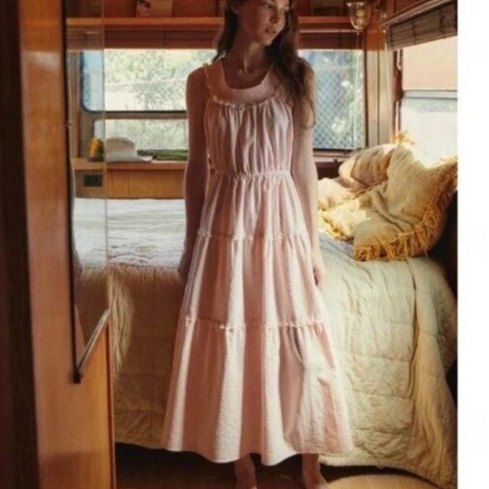 Christy Dawn “The Goldie” Dress, Petal Lace Pink Meadows Farm - Picture 2 of 5